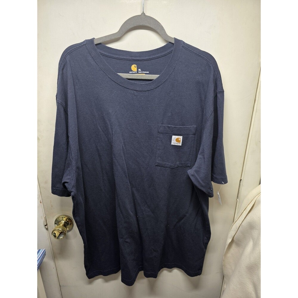 Carhartt Original Fit Men's Size XL Pocket T-Shirt Gray Blue